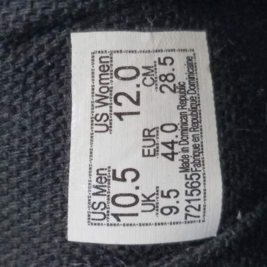 Vans Men's Black Sneaker Size 10.5 image number 7
