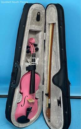 Aubert A Mirecourt Pink Violin Inside Black Case