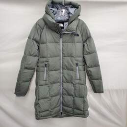 The North Face Acropolis WM's Water Fowl Down Quilted Heather Grey Parka Size S/P
