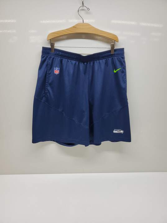 Nike Seahawks On-Field Dri-Fit Athletic Shorts image number 1