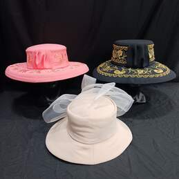 Bundle of 3 Assorted Vintage Women's Hats alternative image
