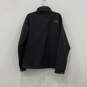 Mens Black Long Sleeve Mock Neck Zipped Pocket Full-Zip Jacket Size Medium image number 2