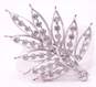 VNTG Icy Clear Rhinestone Brooch Variety 63.3g image number 6