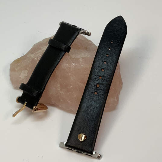 Designer Kate Spade Black Pink Apple Watch Detachable Adjustable Strap image number 1