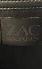 ZAC Zac Posen Leather Eartha Croc Embossed Satchel Black image number 5