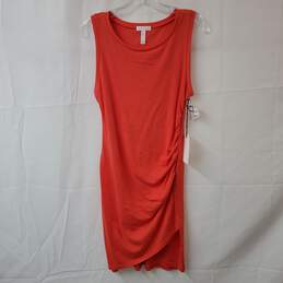 Leith Red Poppy Bodycon Tank Dress Size M