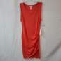 Leith Red Poppy Bodycon Tank Dress Size M image number 1