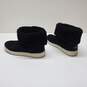UGG Mika Black Short Sneaker Boot Ankle Bootie Shearling Suede Sz 7.5 image number 2