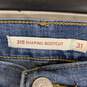 Women's Light Wash Levi's 315 Shaping Bootcut Jeans, Sz. 31 image number 3