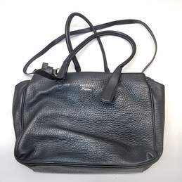IACUCCI Black Leather Tote Bag alternative image