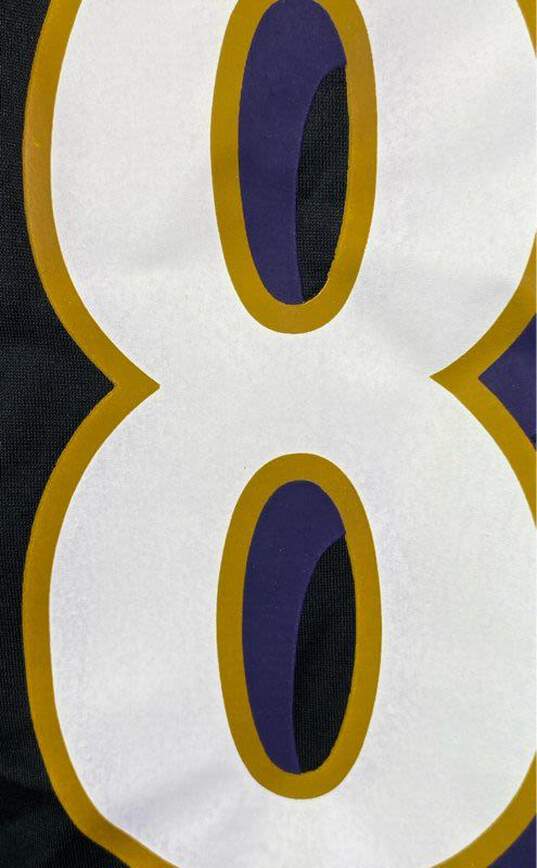 Nike NFL Ravens Black Jersey 8 - Size Medium image number 5