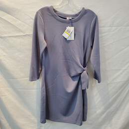 Cable & Gauge Alpine Blue Pullover Dress Women's Size M NWT