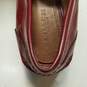 Coach Leather Penny Loafers Red 5 image number 8