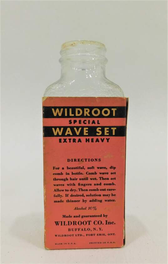 Wild Root Extra Heavy Special Wave Set Hair Tonic Bottle W/ Sleeve image number 3