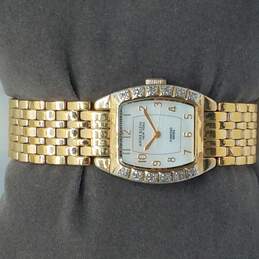 Anne Klein 763S Diamond & MOP Gold Tone Watch alternative image
