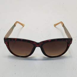 Tommy Hilfiger Brown Tortoise Shell Browline Sunglasses alternative image