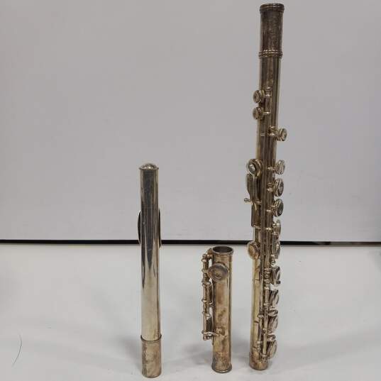 Vintage F.A. Reynolds Co. The Reynolds Soprano Flute In Case image number 5