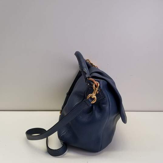 Classic q leather crossbody bag Marc by Marc Jacobs Blue in