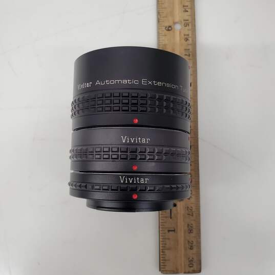 Vivitar Automatic Extension Tube 12mm / 20mm / 36mm w Original Case / Untested image number 1