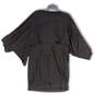 NWT Womens Black Round Neck Stretch Convertible Cape Shift Dress Size 3 image number 2