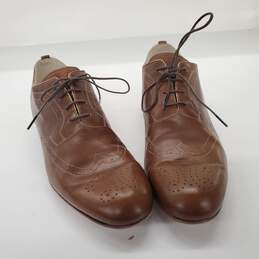 Fratelli Rossetti Men's Brown Leather Wing Tip Oxfords Size 40 alternative image