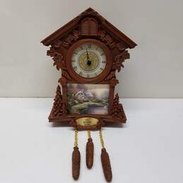 Thomas Kincaid Timeless Moment Battery Cuckoo Clock - Untested