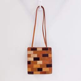 Wilson Leather Patchwork Leather Small Shoulder Tote Bag