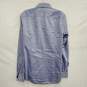 HUGO BOSS MN's Slim Fit Blue Print Dress Shirt Size 38/15 image number 2