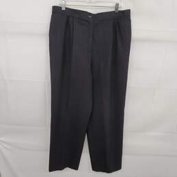 Valentino Studio Grey Wool Dress Pants Men's 34x29 AUTHENTICATED