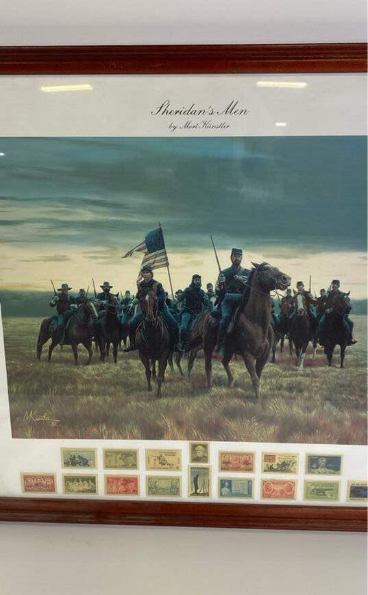 Sheridan's Men Civil War Print with Commemorative Stamps by Mort Kunstler image number 4