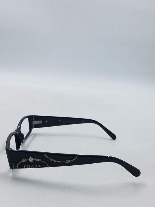 Prada Black Rectangle Eyeglasses image number 4