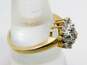 10K Yellow Gold 0.56 CTTW Baguette & Round Diamond Ring 3.0g image number 3