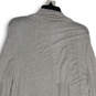 Womens Gray Heather Long Sleeve Open Front Cardigan Sweater Size S image number 4
