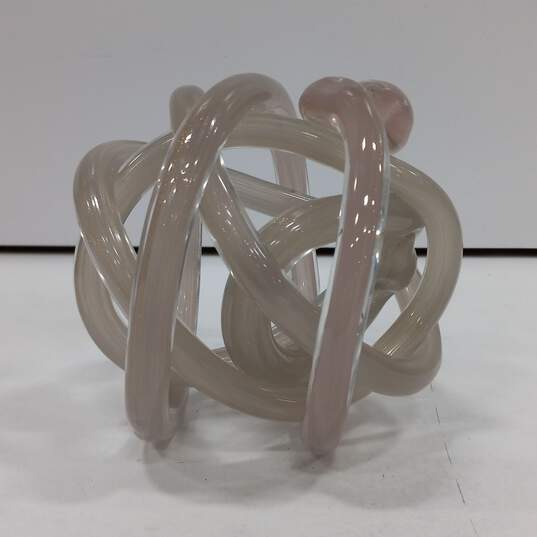Glass Knot Sculpture image number 3