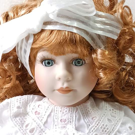 Vintage The Wimbledon Collection Porcelain Doll IOB image number 5