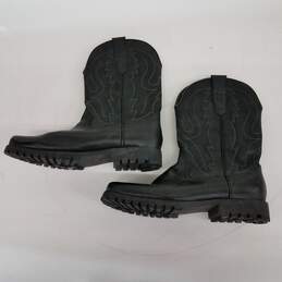 Black Western Boots Size 44