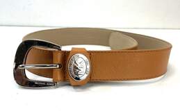 Michael Kors Brown Leather Belt Women's Size S
