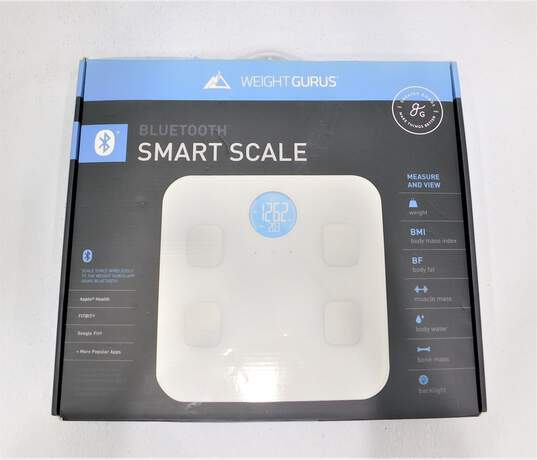 Weight Gurus Bluetooth Body Composition Scale White IOB image number 1