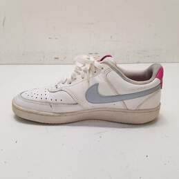Nike Court Vision Low White Hydrogen Blue Casual Shoes Women's Size 9 alternative image