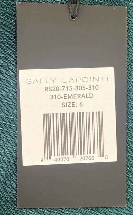 Sally LaPointe Women's Emerald Shimmer Pants- Sz 6 NWT image number 7