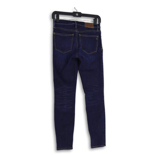 Womens Blue Denim Medium Wash 5-Pocket Design Skinny Leg Jeans Size 25 image number 2