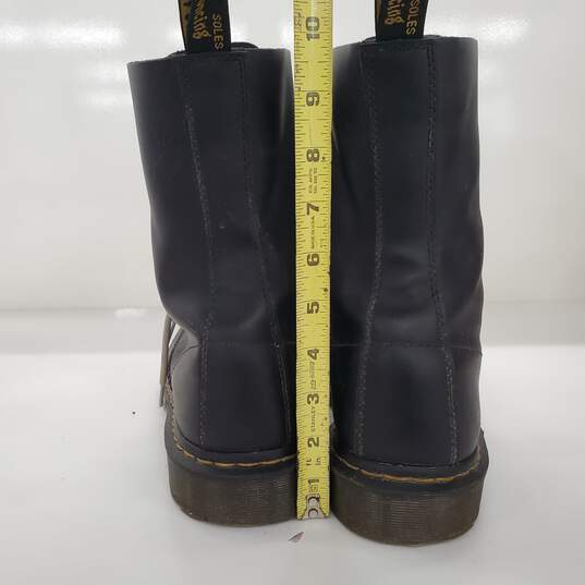 Dr. Martens 1919 Black Leather 10 Eye Steel Toe Work Boot Men's Size 14 image number 4