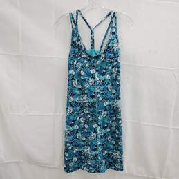 Patagonia Blue Floral Sleeveless Dress Women's Size S