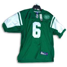 NWT Onfield Reebok Mens Green New York Jets Mark Sanchez #6 NFL Jersey Size 48