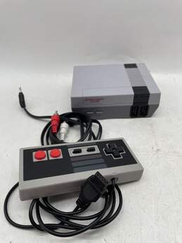 NES Gaming System Gray Home Console With Controller Untested E-0503623-C
