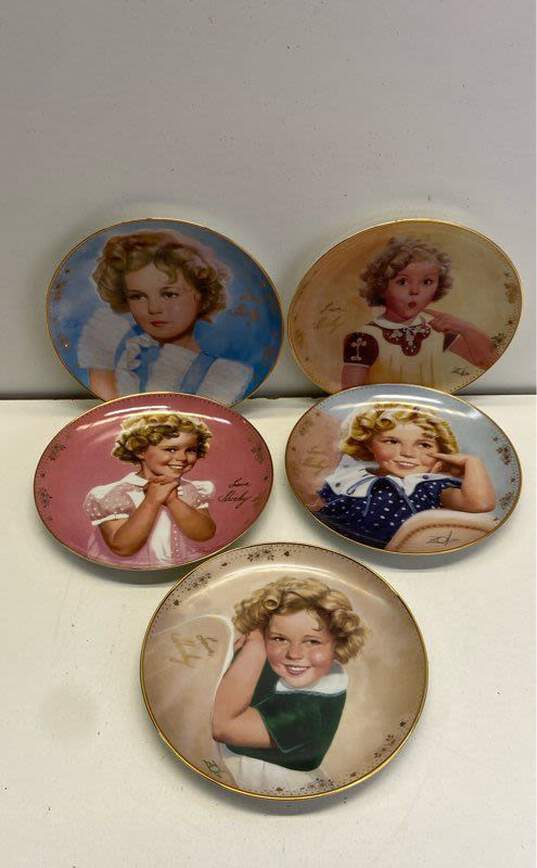 5 Shirley Temple Limited Edition Porcelain Wall Art Collector's Plates image number 1