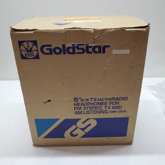 Vintage Goldstar Black & White TV Receiver IOB - UNTESTED image number 1