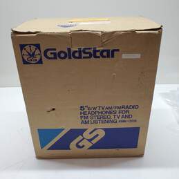Vintage Goldstar Black & White TV Receiver IOB - UNTESTED
