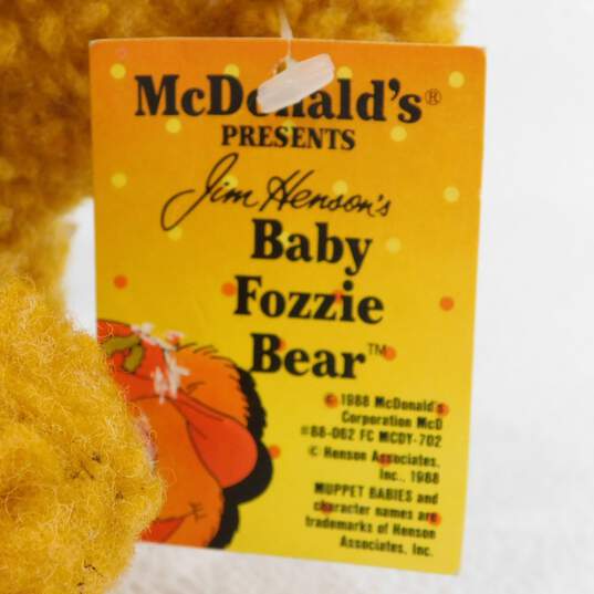 Vintage McDonalds Presents Jim Henson's Baby Kermit & Fozzie Bear Plush Bundle image number 6