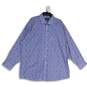 Lauren Ralph Lauren Mens Blue Floral Collared Button-Up Shirt Size 18 1/2 34/35 image number 1